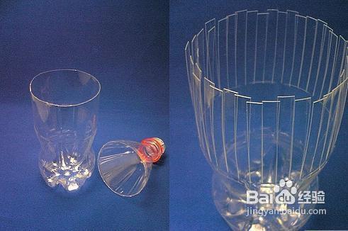 用回收塑料瓶DIY编制美丽花瓶